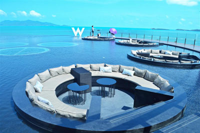 五星級酒店設計：蘇梅島W度假酒店