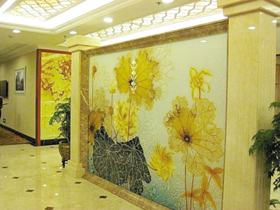 合肥星級酒店裝修設計：玻璃屏風價格