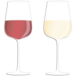 上海楊浦酒店裝修：白葡萄酒杯和紅葡萄酒杯的區別？