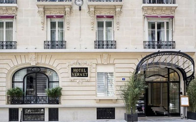 酒店設計：巴黎HOTEL VERNET酒店
